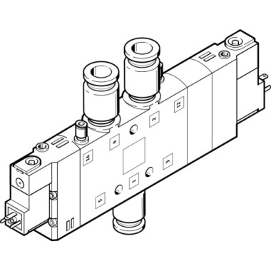 Распределитель Festo CPE24-M3H-5/3ES-QS-10