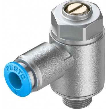 Пневмодроссель Festo GRLA-1/8-QS-6-MF-D
