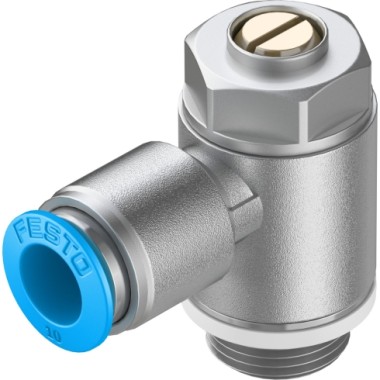 Пневмодроссель Festo GRLA-3/8-QS-10-D