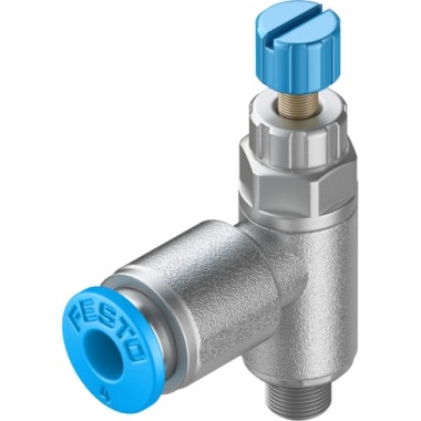 Пневмодроссель Festo GRLA-M5-QS-4-RS-D