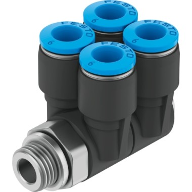Коллектор Festo QSLV4-G1/8-6